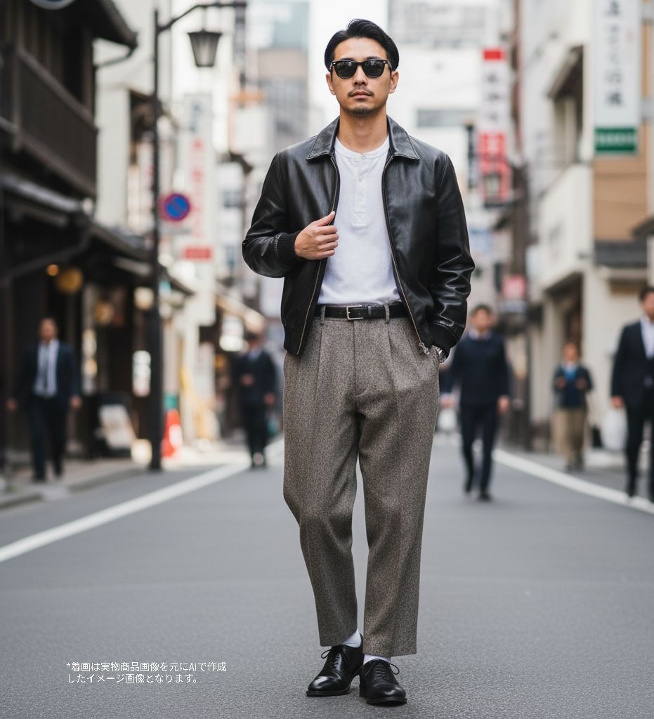 Burberrys' バーバリー 90s 日本製 ウール ツイード パンツ ツータック