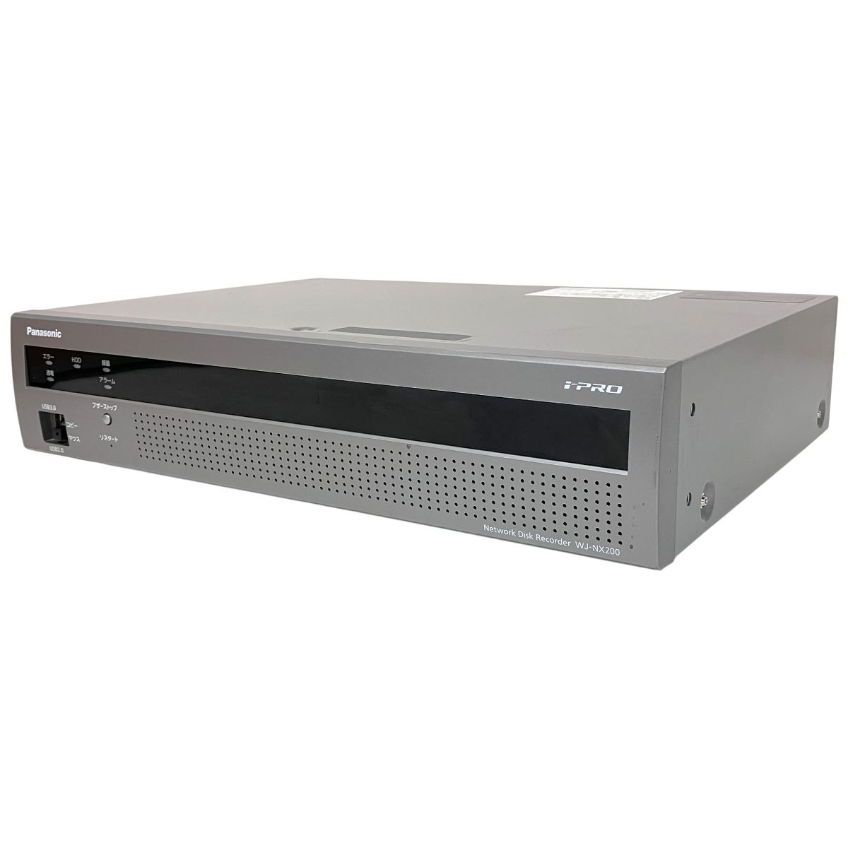 Panasonic WJ-NX200 05 i-PRO ネットワーク ディスク レコーダー 映像 監視 パナソニック 音響 機器 機材 ジャンク F10399230