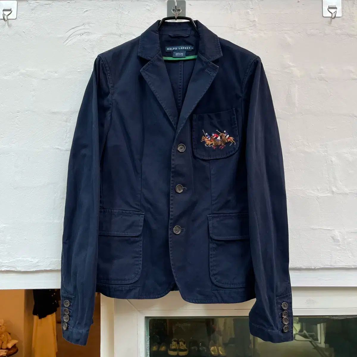 ラルフローレン トリプル ポニー コットン ブレーザー 6