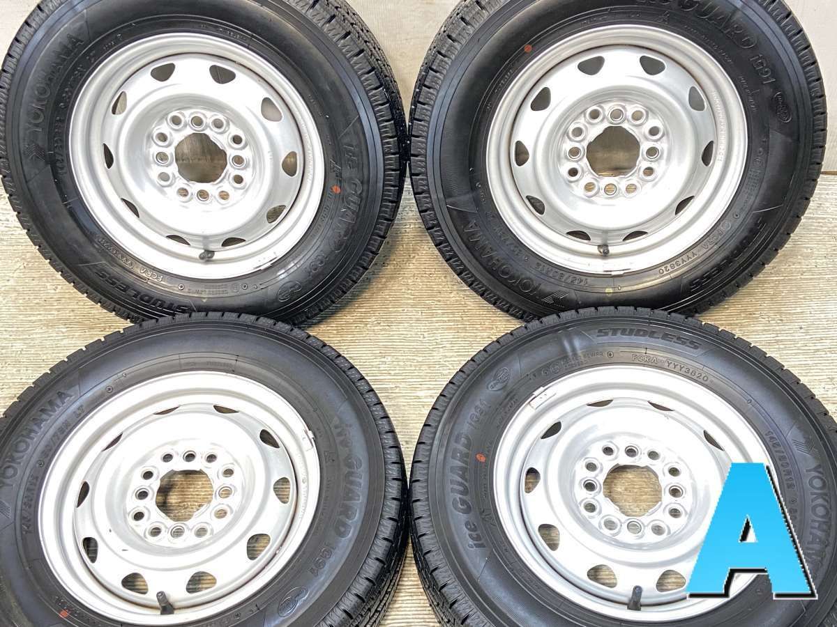 145 80 R 12 78 LT ヨコハマ アイスガード iG 91 WD x 4 0 100 110 114 3 4穴 タイヤ スタッドレスタイヤ ホイールセット 4本セット w
