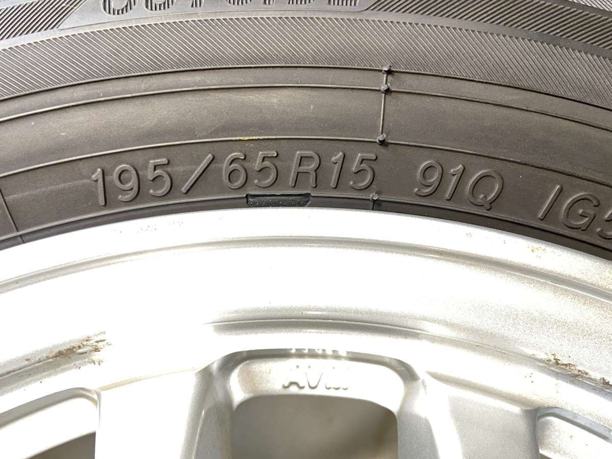  195 65 R 15 ヨコハマ アイスガード iG 50 PLUS トヨタ x 6 5 40 100 5穴 タイヤ スタッドレスタイヤ ホイールセット 4本セット w タイヤ ホイールセット タイヤ ホイール
