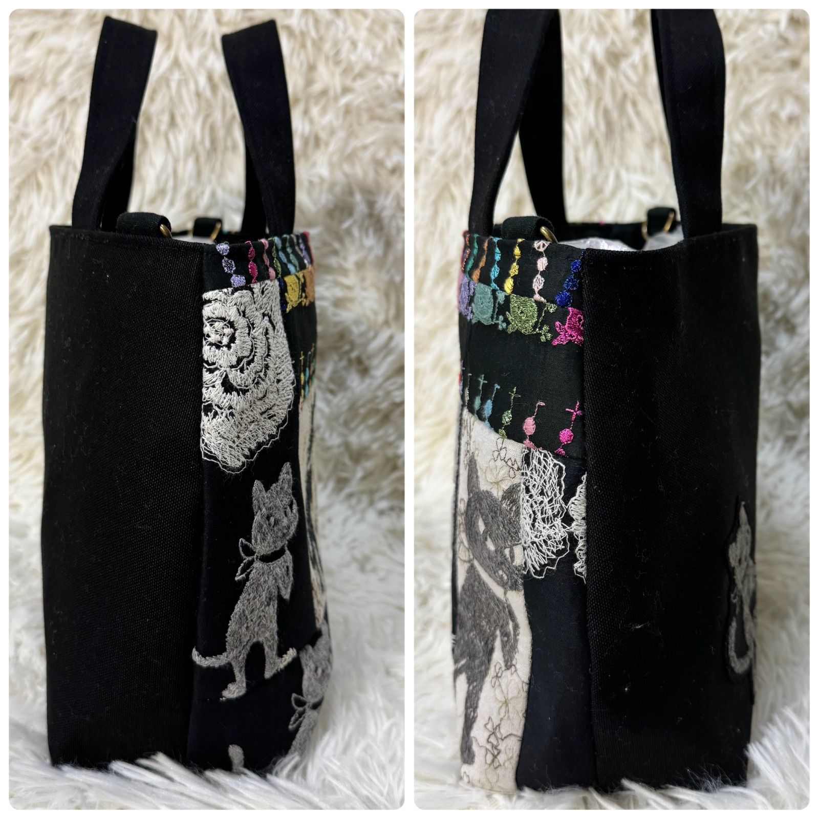 ゆきそら♡pjcクロッチ君✖️ミナペルホネンのヌビトートバッグ！チャーム付き ゆきそら様専用♡pjcクロッチ君✖️ミナペルホネンの