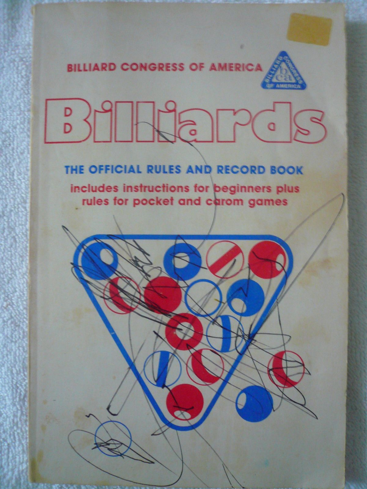 Billiards The Rules and Record Book ｶﾝﾏ 1986
