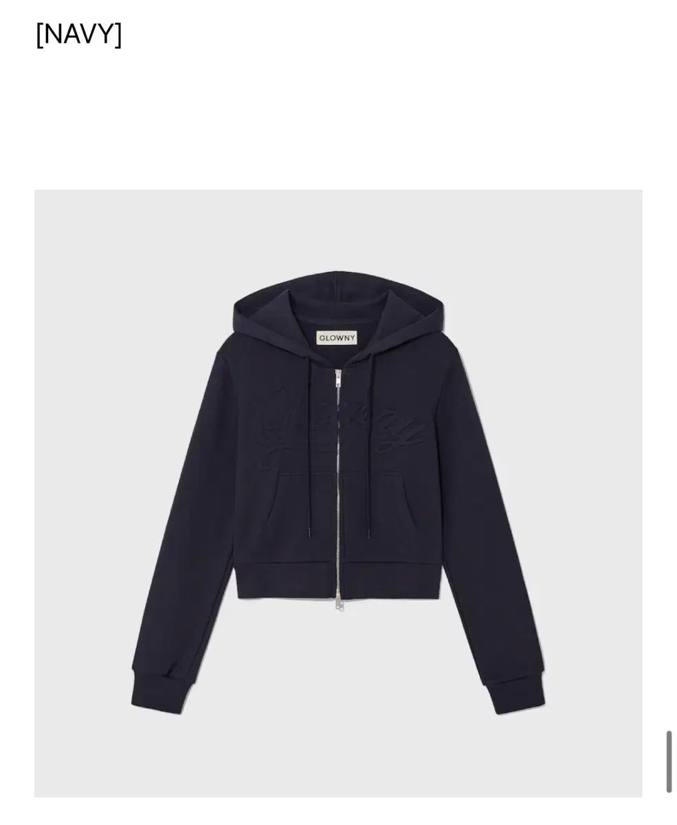  グロウニー JORDAN CROP ZIPUP HOODIE 2 COLOR パーカー トップス