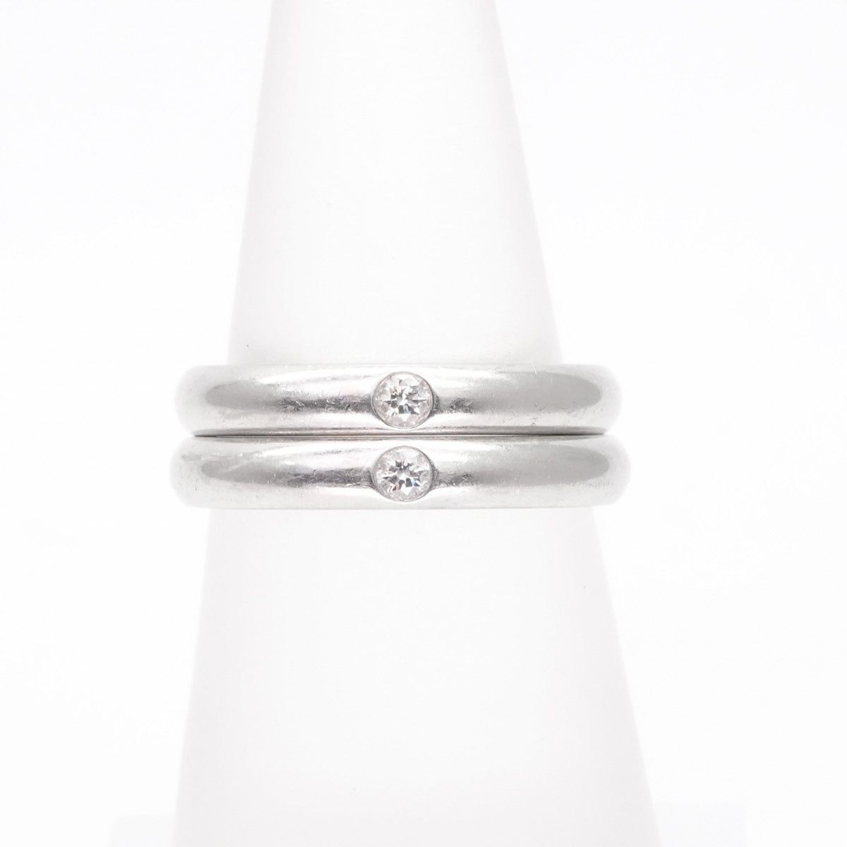 ハリーウィンストン HARRY WINSTON ラウンドカット マリッジリング ラウンドカットマリッジリング クラシック ダイヤモンド バンドリング リング 指輪 Pt950 シルバー 結婚指輪