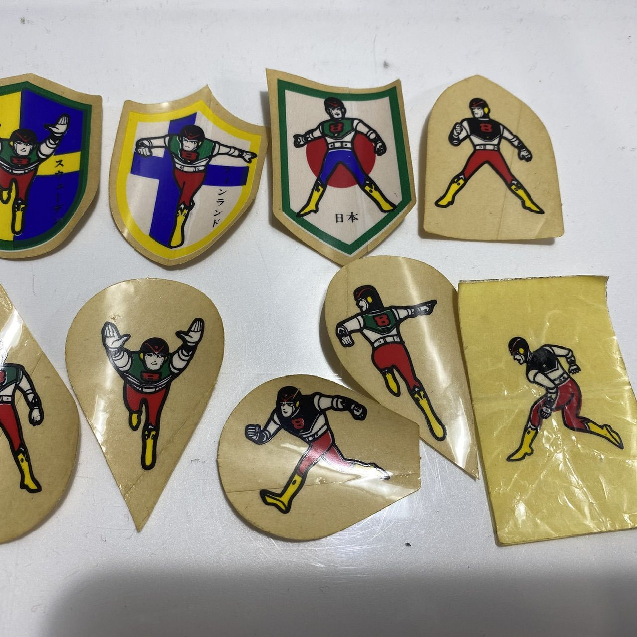 エイトマンバッチ 昭和レトロ エイトマン バッチ シール まとめ売り [管理No