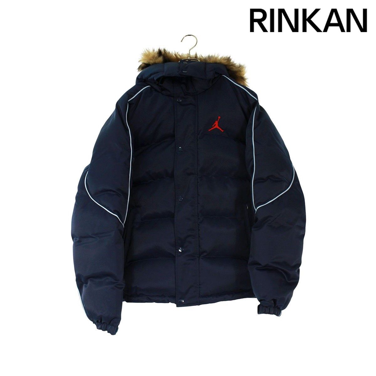 シュプリーム 24AW Jordan Puffer Jacket ロゴ刺繍パファーダウンジャケット メンズ L