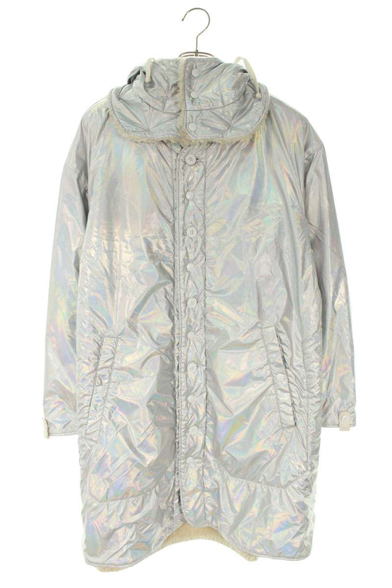 エンジニアードガーメンツ メタリックフーデッドボアコート メンズ XS