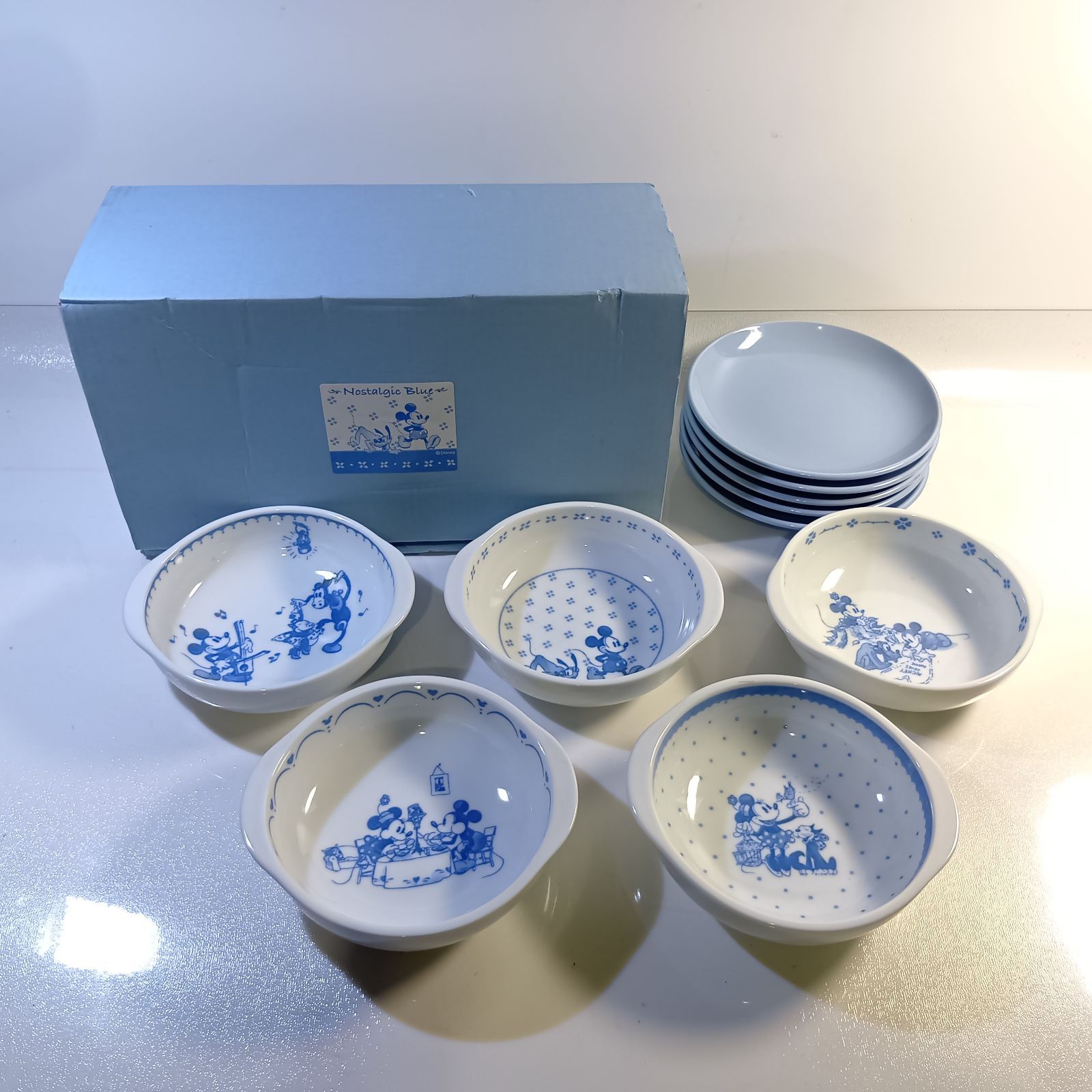 三郷陶器 Disney ディズニー ボールセット 食器 お皿 5客 ミッキー