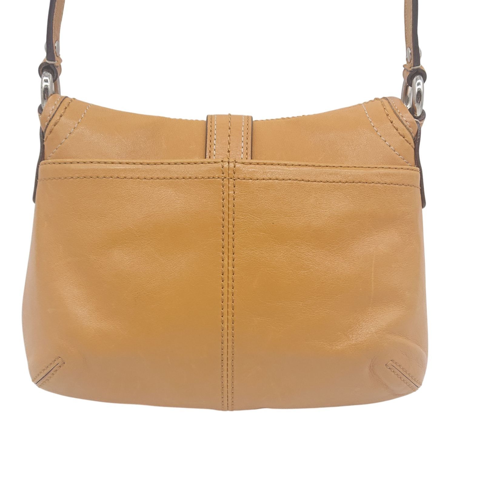 COACH コーチ ショルダーバッグ ソーホー レザー イエロー マスタード