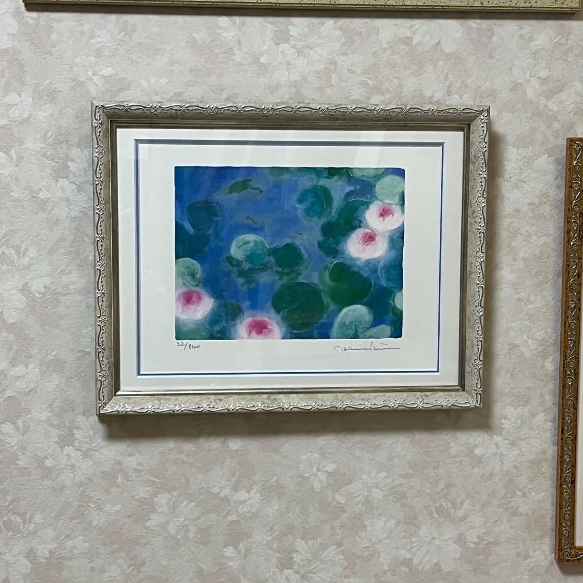 海辺のチューリップ』ジニー・キム 版画エディション付ダイヤモンド