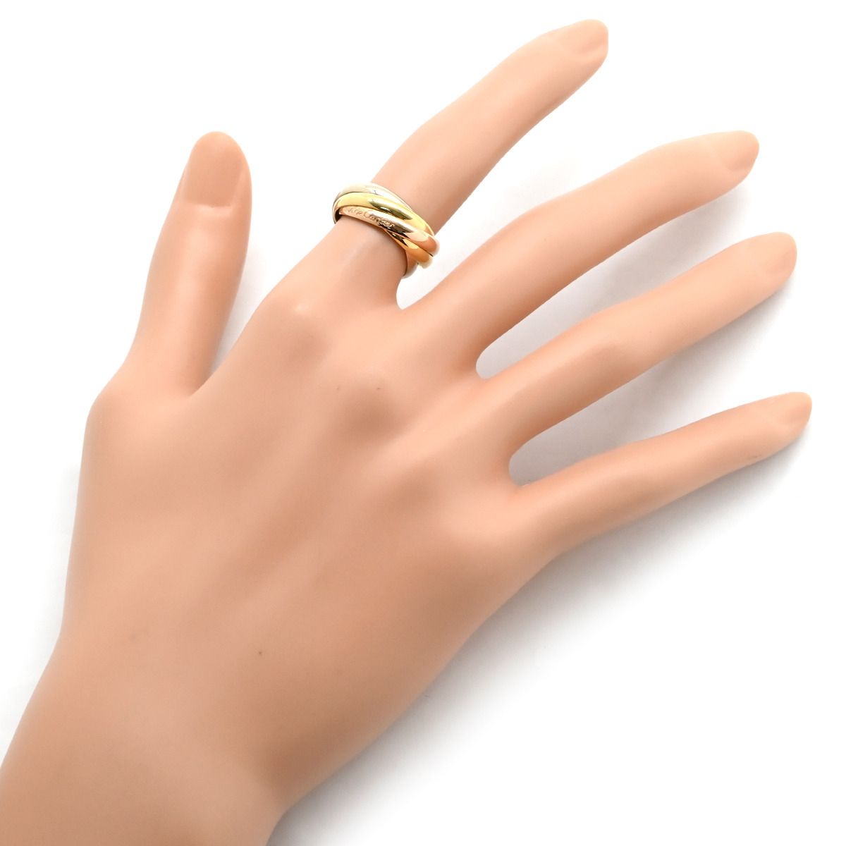 Cartier トリニティリング K18 49号 Cartier カルティエ トリニティ