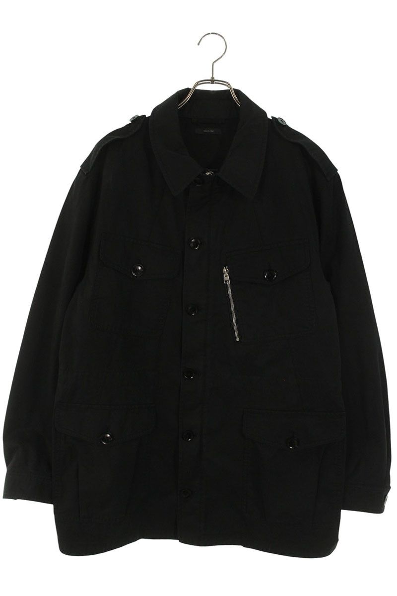 トムフォード OJM012 FMC054F23 ツイルアーミージャケット メンズ 56