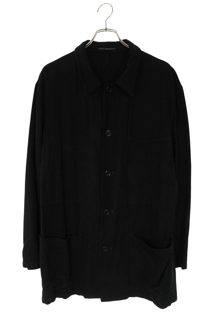 ワイズフォーメン MZ-Y07-408 フロントポケットシルクジャケット メンズ 3