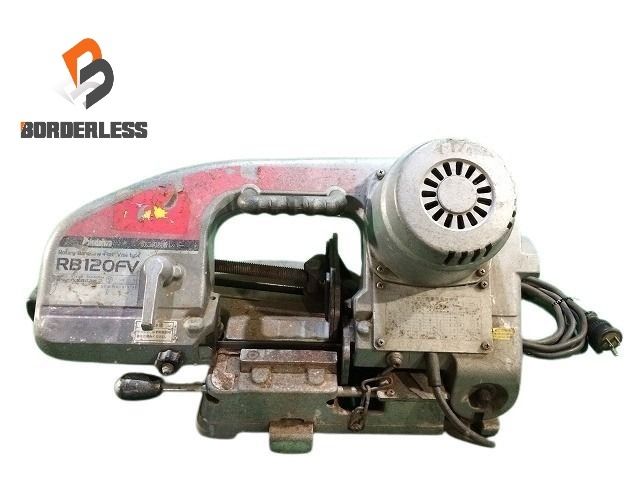 品 SHINDAIWA 新ダイワ 100V 小型バンドソー RB120FV ロータリーバンドソー 帯鋸切断機116589
