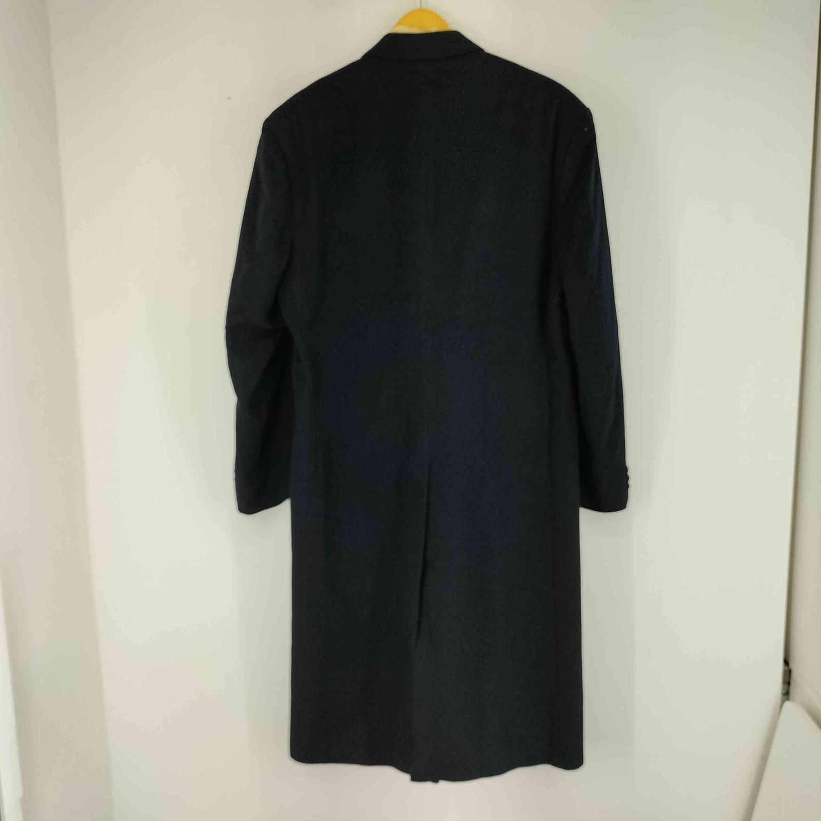 ユーズドフルギ 古着 英国製 カシミヤ100ロングコート メンズ 表記無