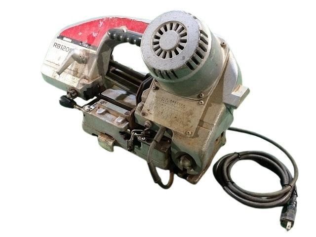 品 SHINDAIWA 新ダイワ 100V 小型バンドソー RB120FV ロータリーバンドソー 帯鋸切断機116590