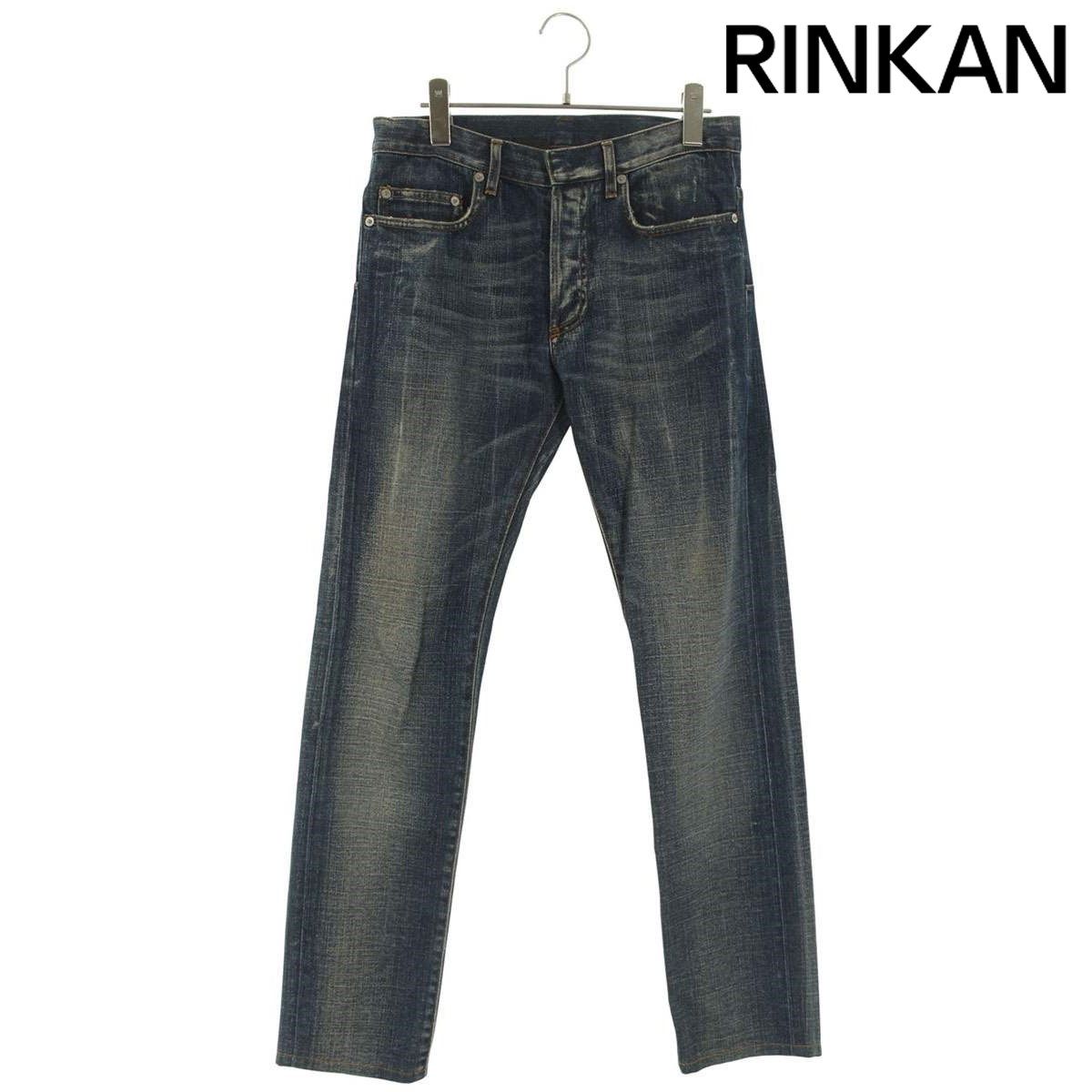 ディオールオム ウォッシュ加工スキニーデニムパンツ メンズ 28インチ