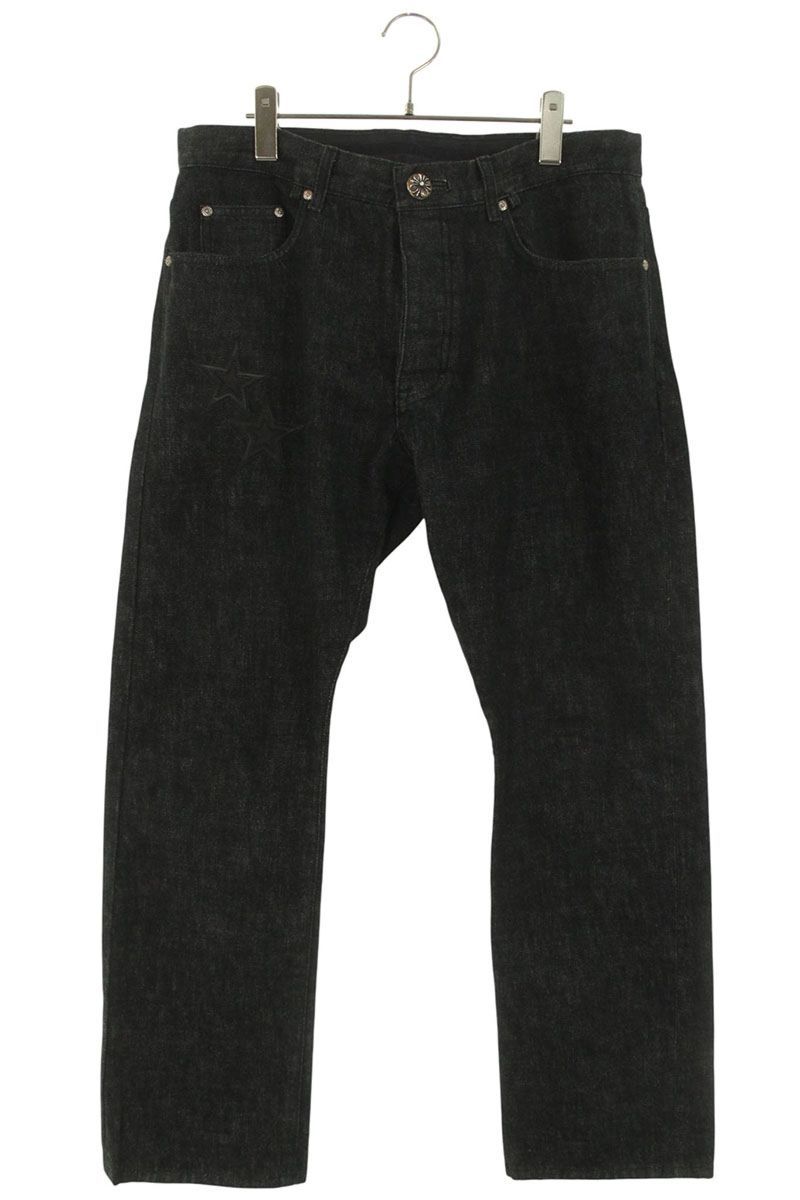 クロムハーツ JEAN STRTLG FBRC スターパッチ付きデニムパンツ メンズ