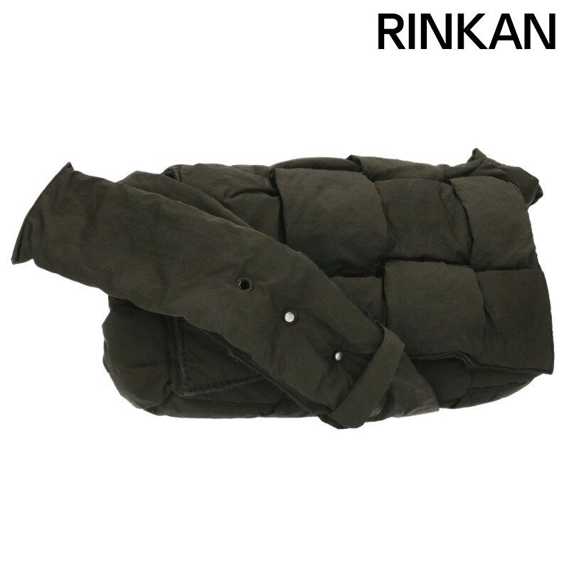 ボッテガヴェネタ パデッド テック カセット イントレチャート ナイロンショルダーバッグ メンズ