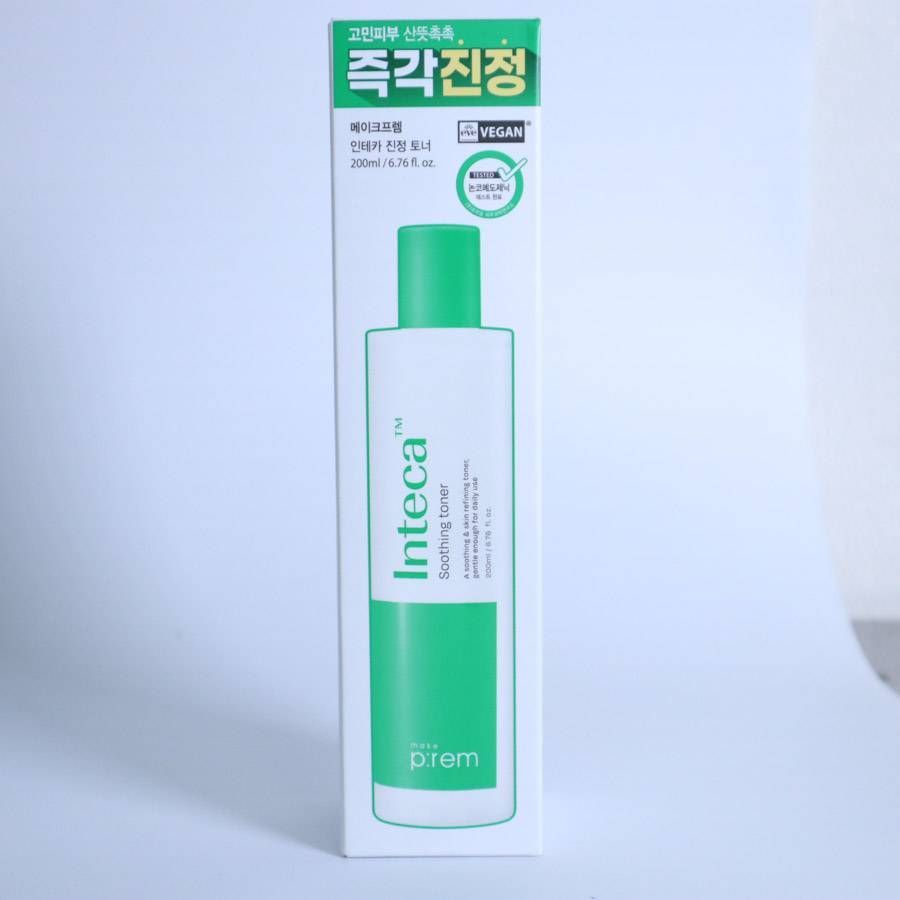 セット make prem メイクプレム インテカスージングトナー 200 ml 韓国コスメ 化粧水 角質ケア 鎮静ケア 弱酸性 皮脂ケア ナノサイズ成分 肌質改善 使用期限2027 06 21 278 h 53