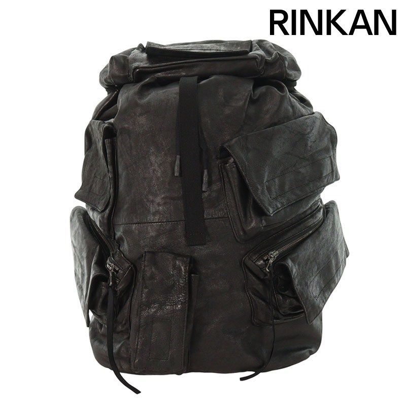 ユリウス 617BGU1-L ガスマスクレザーリュック メンズ