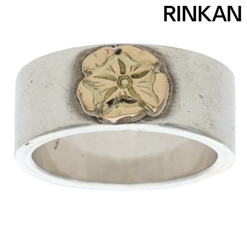 ゴローズ ローズ平打ち リング メンズ 11号