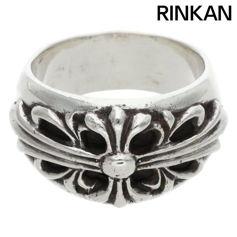 クロムハーツ FLRL CRS フローラルクロス シルバーリング メンズ 20号