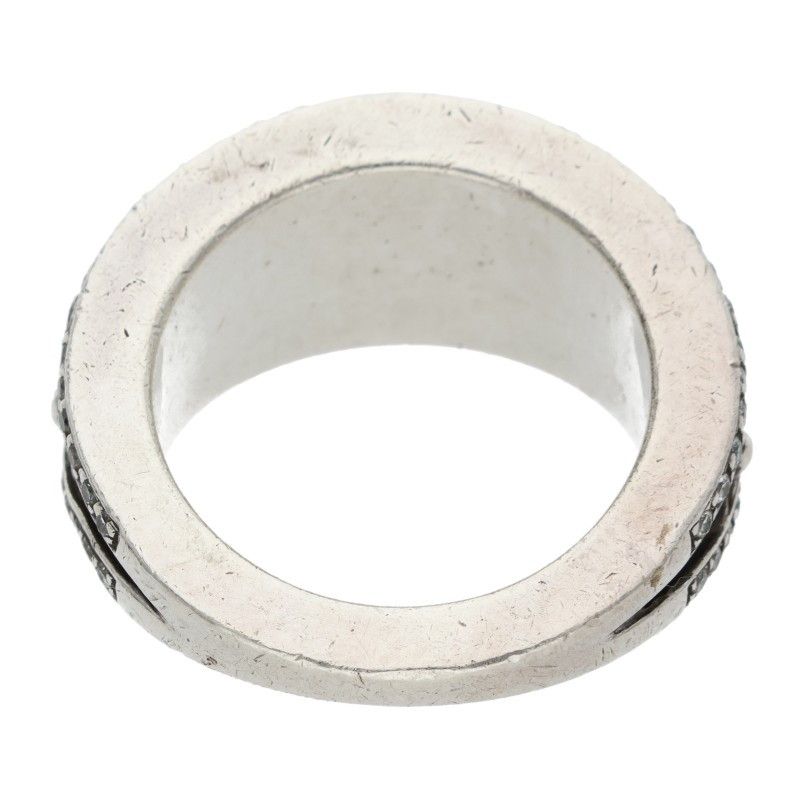  クロムハーツ NARROW V CH PLUS P DMND A アフターPAVEシルバーリング メンズ 18 5号 リング 指輪 アクセサリー