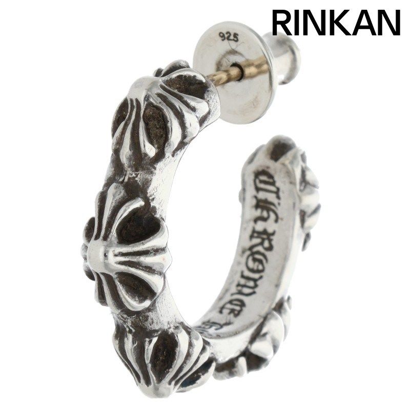 クロムハーツ HOOP CROSS SML/クロスバンドフープ ピアス メンズ