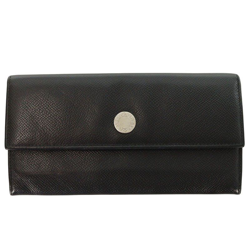 ブルガリ クラシコ 二つ折りロングウォレット財布 メンズ