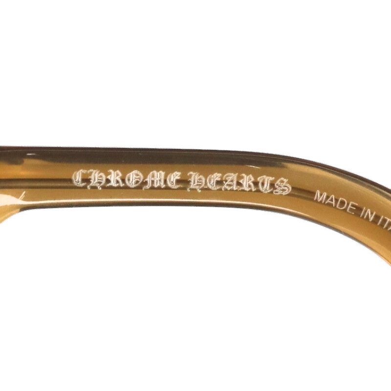 クロムハーツ DISCO STICK フローラルテンプルセルフレームサングラス  