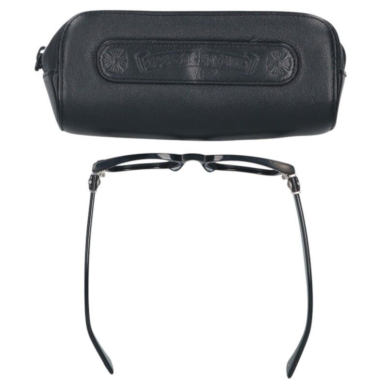 クロムハーツ GITTIN ANY? BSフレアテンプルウェリントン眼鏡 メンズ  