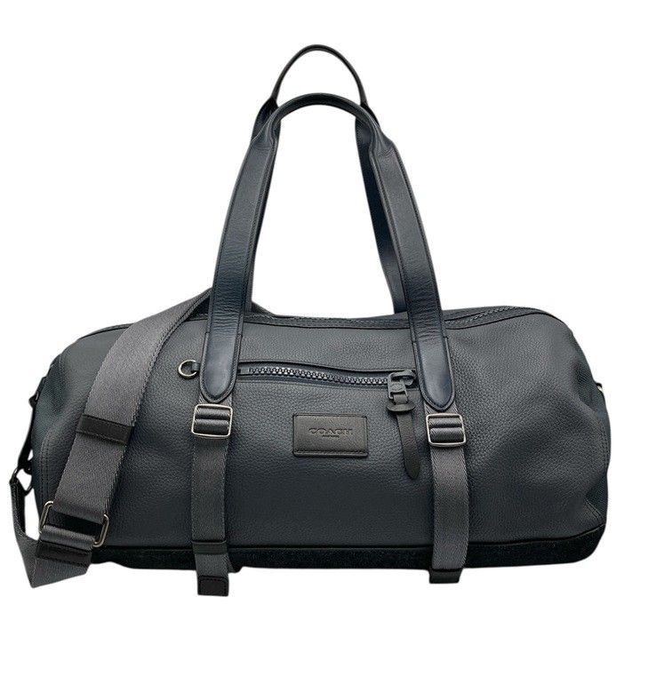 COACH コーチ レザー 2WAY ボストンバッグ メンズ 86737 中古 D4  