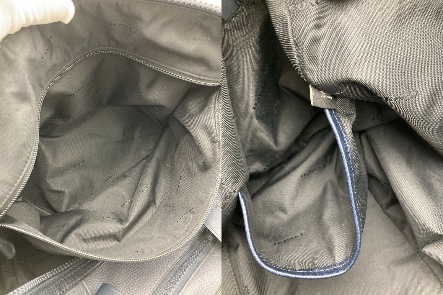 COACH コーチ レザー 2WAY ボストンバッグ メンズ 86737 中古 D4