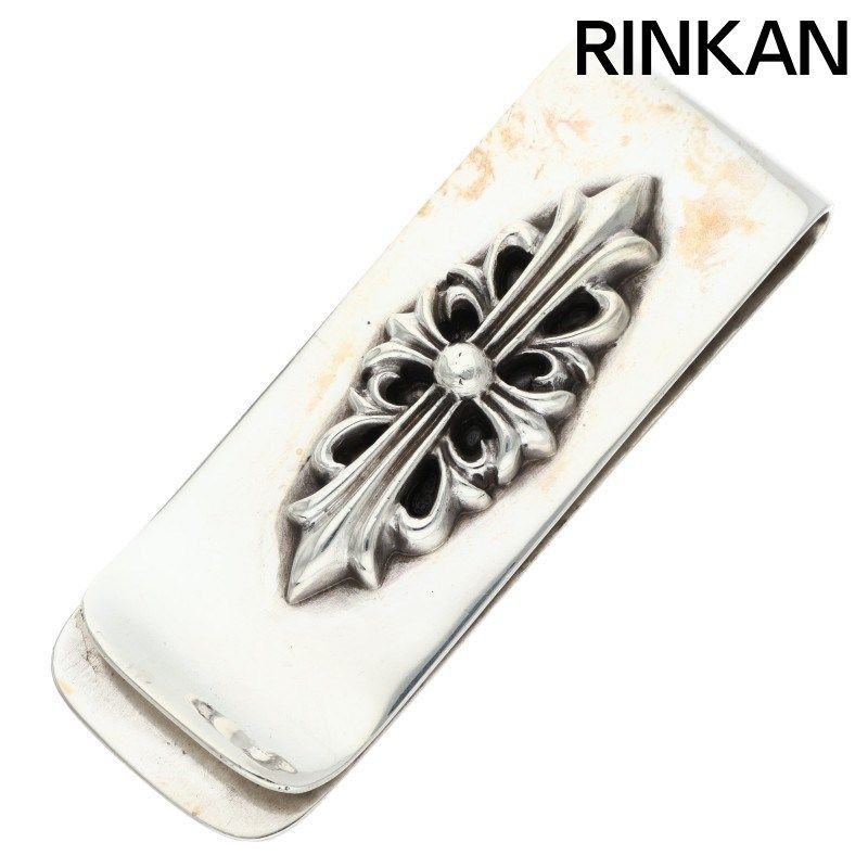 クロムハーツ MNY CLIP LG マネークリップ フローラルクロスモチーフマネークリップ メンズ ラージ