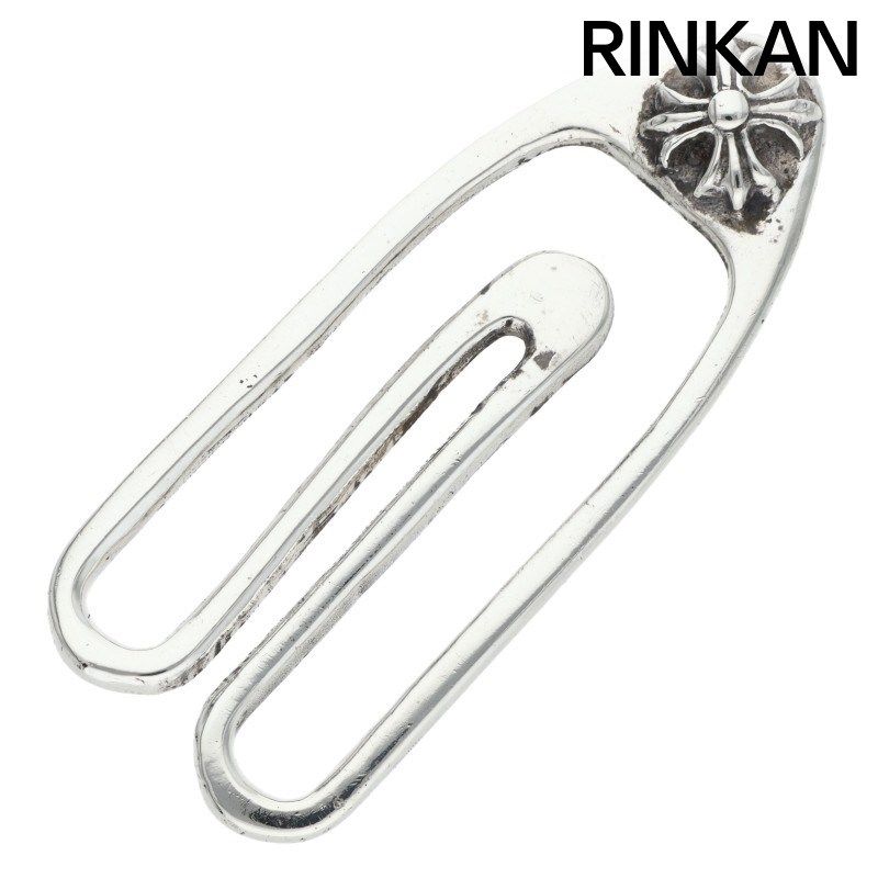 クロムハーツ PAPER CLIP ペーパークリップシルバーマネークリップ メンズ