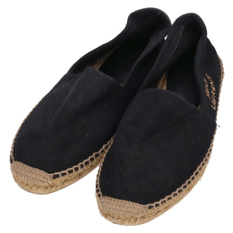 サンローランパリ 605956/エスパドリーユ ロゴ刺繍キャンバス