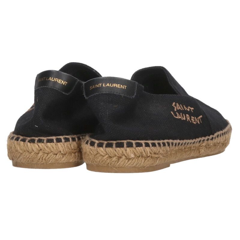 サンローランパリ 605956/エスパドリーユ ロゴ刺繍キャンバス