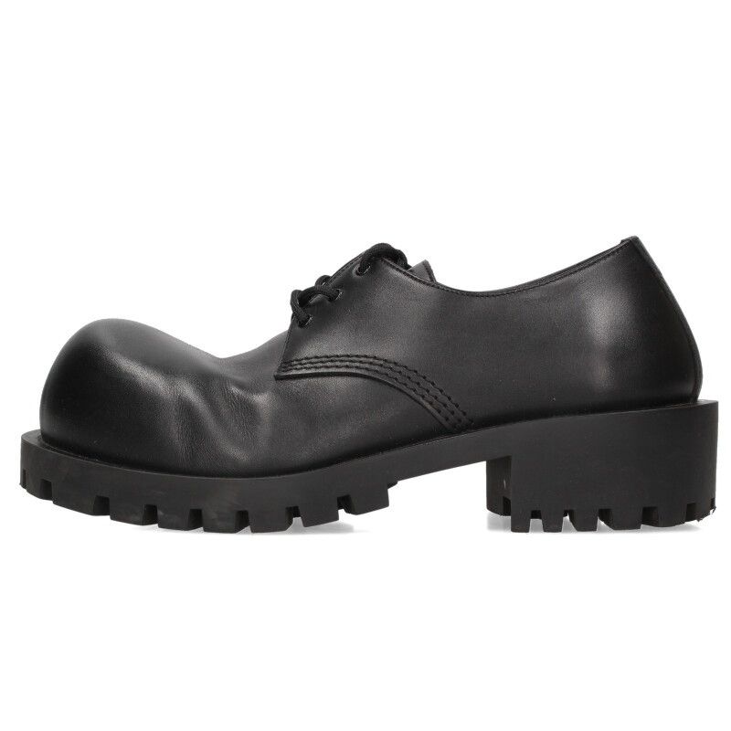 バレンシアガ HUMMER DERBIE 786136 レザーローカットシューズ メンズ 40