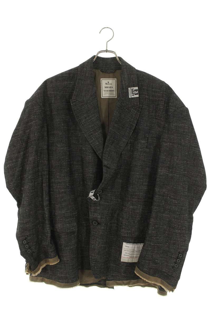 ミハラヤスヒロ B13JK071 ツイードテーラードジャケット レディース 38