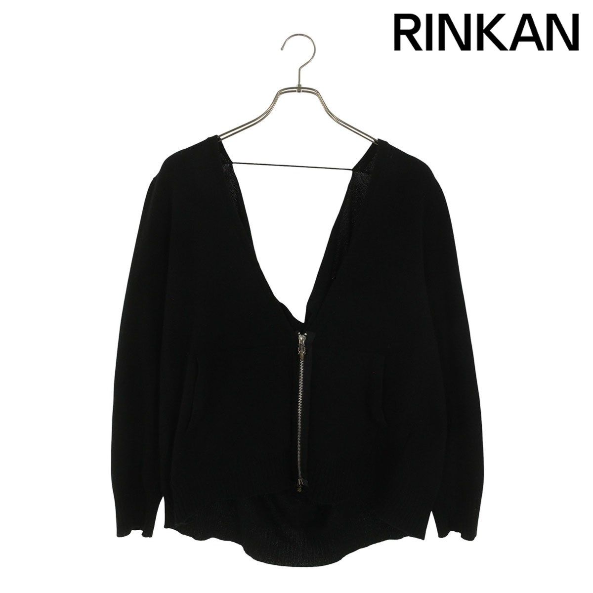 クロムハーツ ダガージップカシミアニットカーディガン レディース M