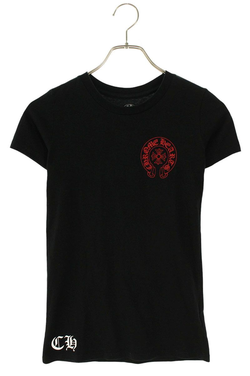 クロムハーツ バックホースシュープリントTシャツ レディース XS