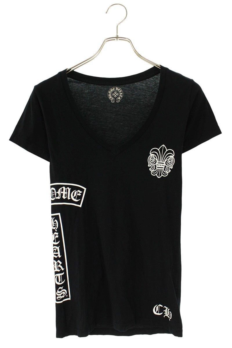 クロムハーツ サイドロゴプリントTシャツ レディース S
