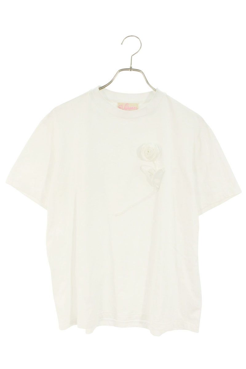 ヴィヴィアーノ 25SS VW-SS25-CS06 フラワーアップリTシャツ レディース S