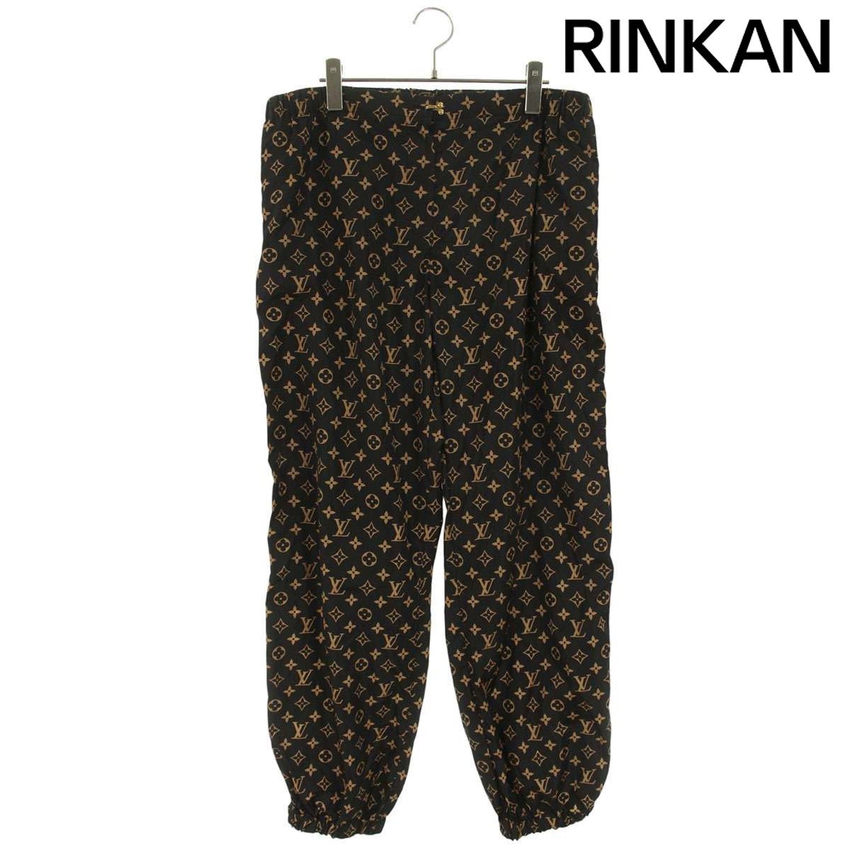 ルイヴィトン 21AW RW212W FM6 FLPA58 モノグラム ナイロンロングパンツ レディース 46