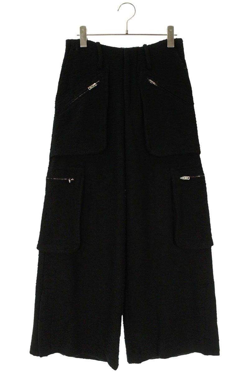 アミリ ツイード ワイドカーゴロングパンツ レディース 36