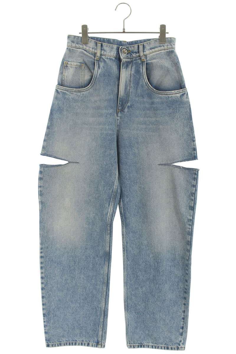 メゾンマルジェラ 21AW S51LA0051 5ポケットカットアウトデニムパンツ レディース 40