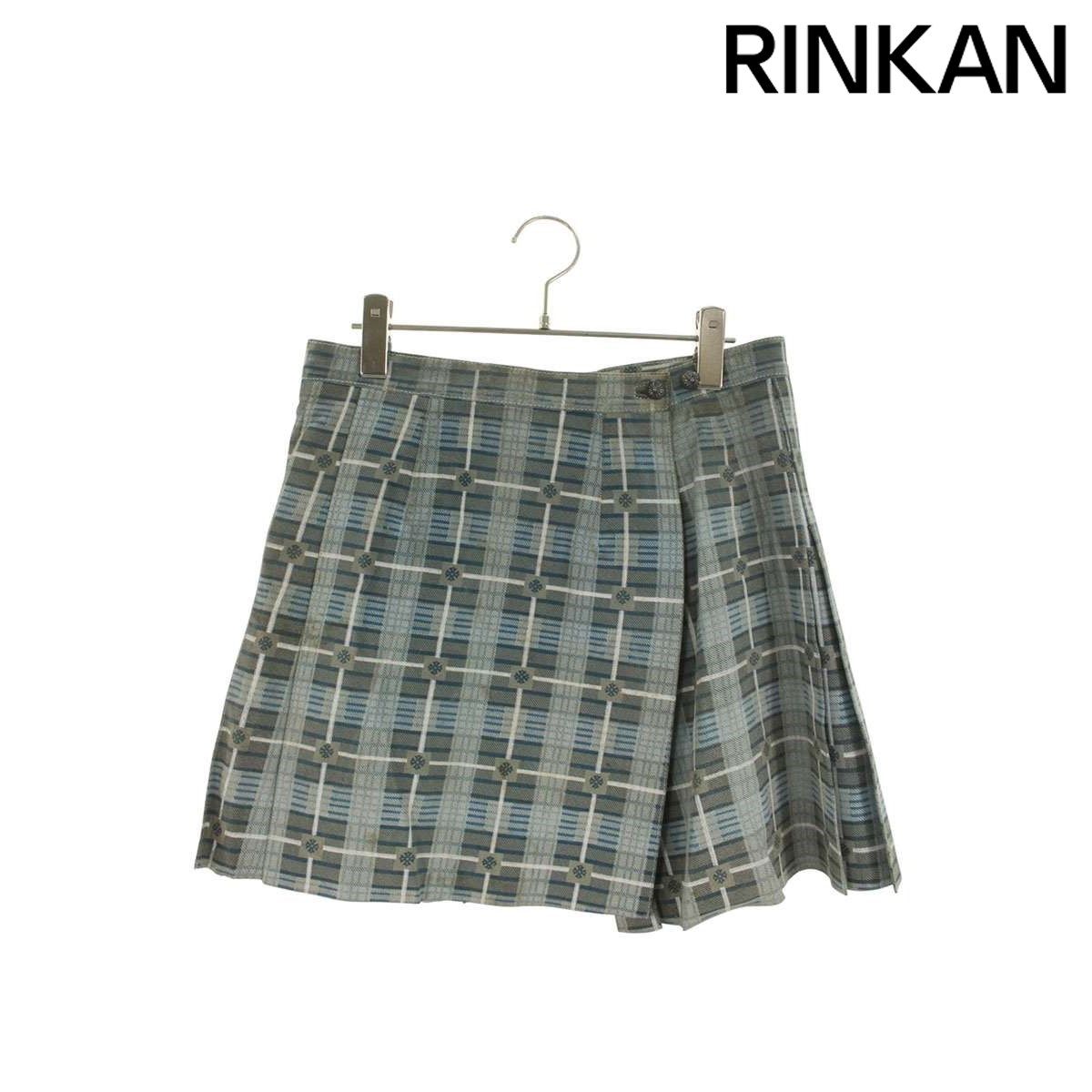 クロムハーツ 総柄レザースカート レディース 28インチ