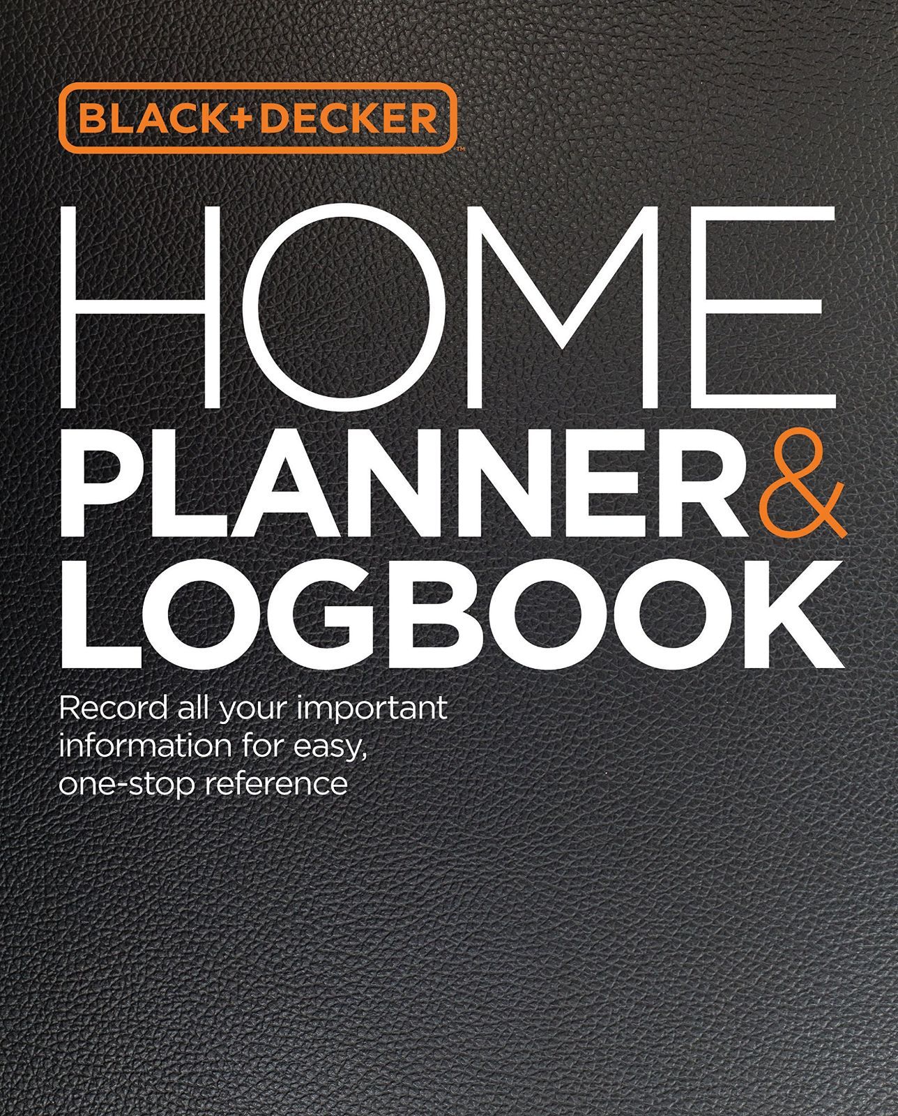 Black - Decker Home Planner Logbook Record All Your Important Information for Easy ｶﾝﾏ One-stop Reference